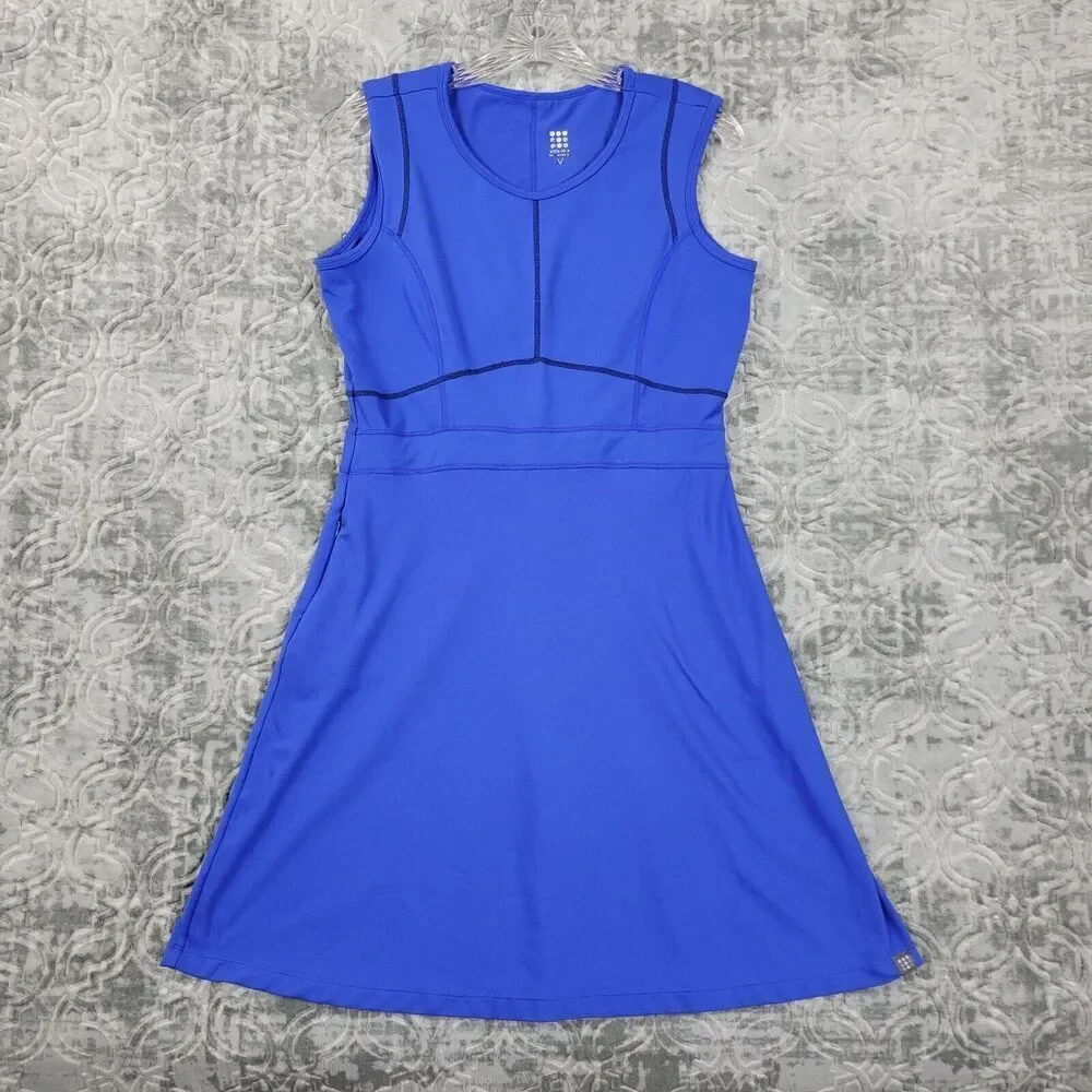 Title Nine Activewear Dress Womens Medium Blue Golf Tennis Athlesiure Short